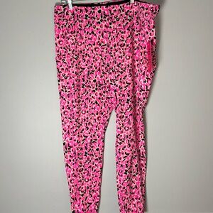 New Lilly Pulitzer High Rise Weekender My Favorite Spot Pink XXL Leggings